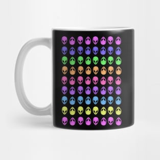 ALIEN Head Pattern Mug